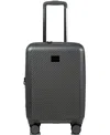 Champs 20" Iconic Ii Collection Hardside Carry-on Luggage In Silver