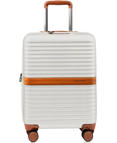 Champs 20" Vintage Ii Collection Carry-on Luggage In Ivory
