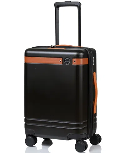 Champs 20" Vintage Iv Collection Hardside Carry-on Luggage In Black