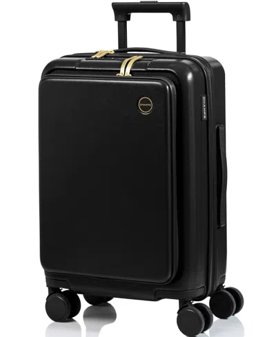 Champs 21.5" Onyx Hardside Carry-on Luggage In Black