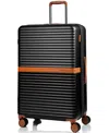 Champs 26" Vintage Ii Collection Medium Check In Luggage In Black