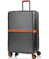 Champs 26" Vintage Ii Collection Medium Check In Luggage In Grey