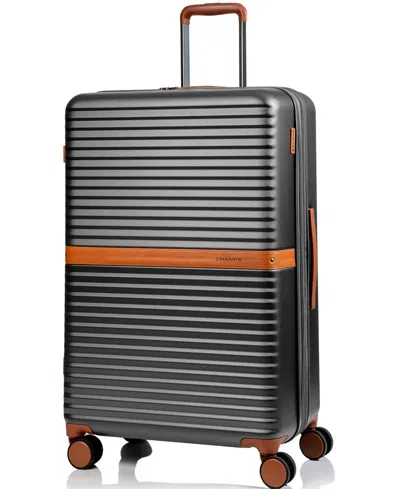 Champs 26" Vintage Ii Collection Medium Check In Luggage In Grey