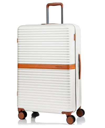 Champs 26" Vintage Ii Collection Medium Check In Luggage In Ivory