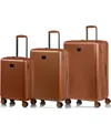 Champs 3-piece Iconic Ii Hardside Luggage Set In Rose Gold