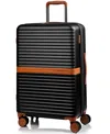 Champs 30" Vintage Ii Collection Large Check In Luggage In Black