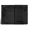 Champs Camo / Leather Bi-fold Wallet In Black
