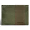 Champs Camo / Leather Bi-fold Wallet In Green