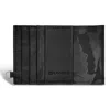Champs Camo / Leather Slim Cardholder In Black