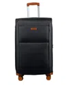 Champs Classic 3pc Expandable Luggage Set In Black