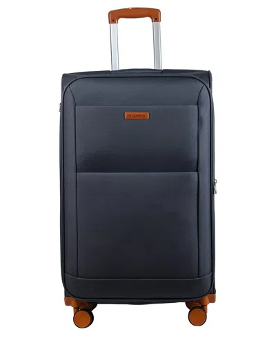 Champs Classic 3pc Expandable Luggage Set In Grey