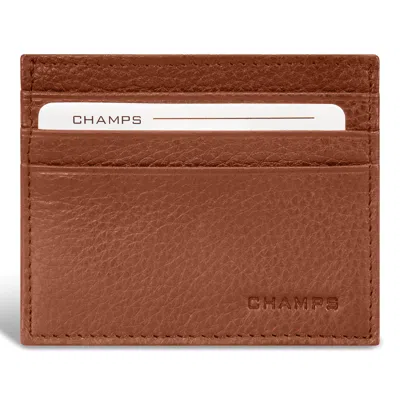 Champs Classic / Leather Cardholder / Black In Brown