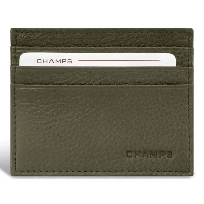 Champs Classic / Leather Cardholder / Black In Green