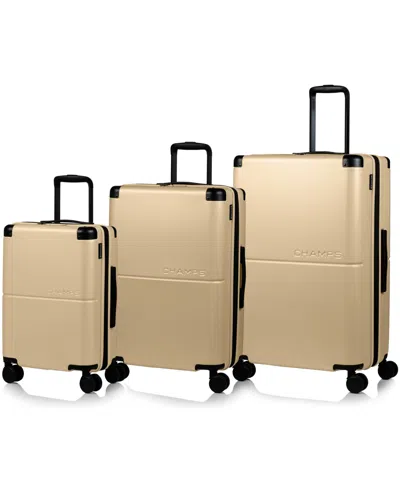 Champs Earth Collection 3-pc. Hardside Luggage Set In Sand