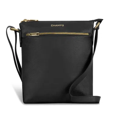 Champs Gala / Leather Mini Cross-body Bag In Purple