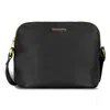 Champs Leather Top-zip Shoulder Bag In Black