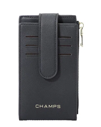 Champs Iconic Card Holder In Black