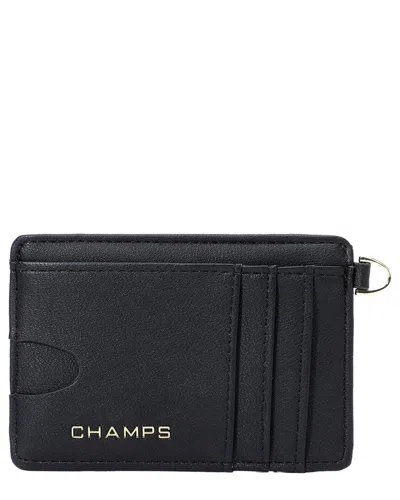 Champs Iconic Card Holder In Black