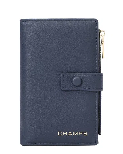 Champs Iconic Card Holder In Blue