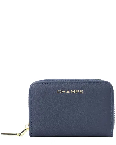 Champs Iconic Card Holder In Blue