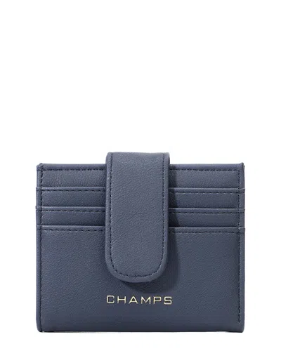 Champs Iconic Card Holder In Blue