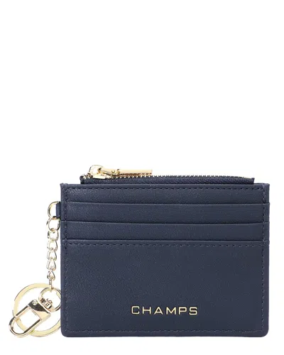 Champs Iconic Card Holder In Blue