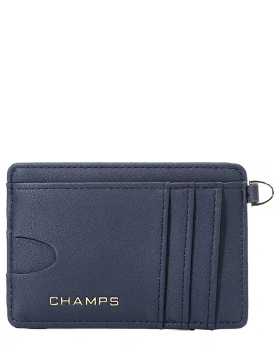 Champs Iconic Card Holder In Blue