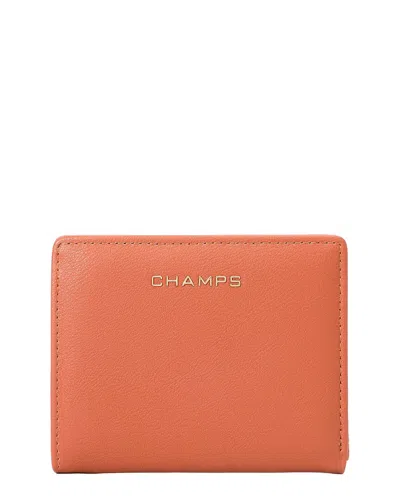 Champs Iconic Card Holder In Orange