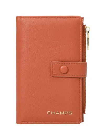 Champs Iconic Card Holder In Brown