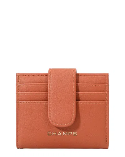 Champs Iconic Card Holder In Orange