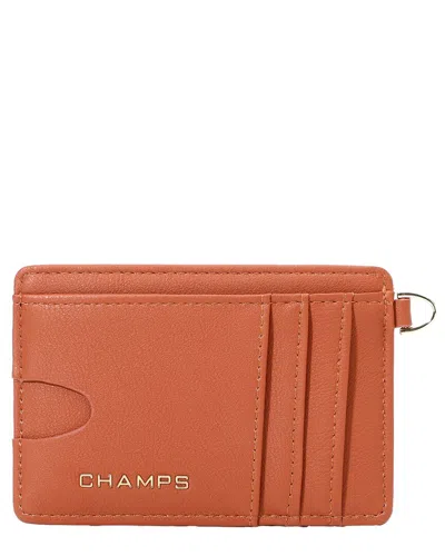 Champs Iconic Card Holder In Brown