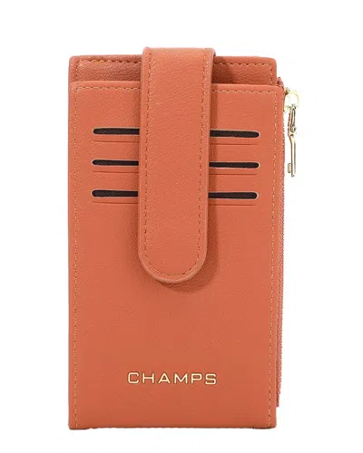 Champs Iconic Card Holder In Brown