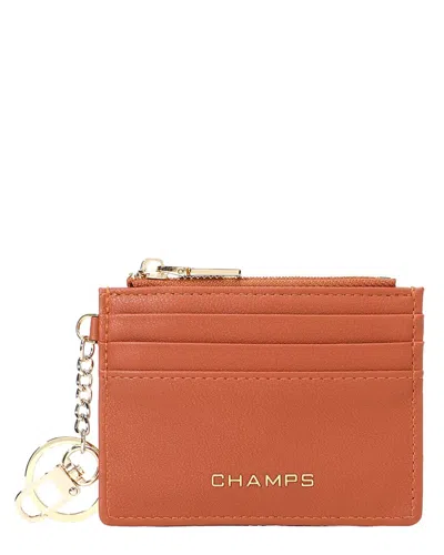 Champs Iconic Card Holder In Brown
