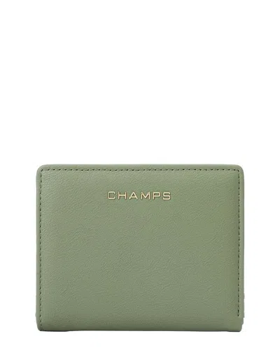 Champs Iconic Card Holder In Green