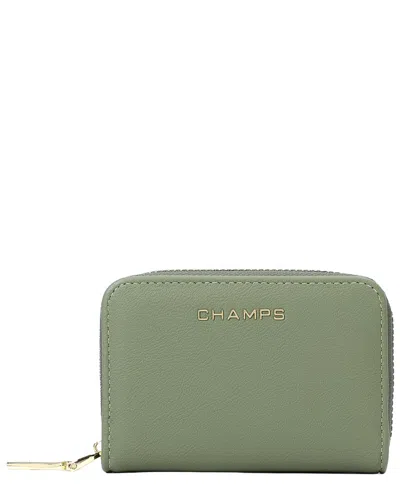 Champs Iconic Card Holder In Green