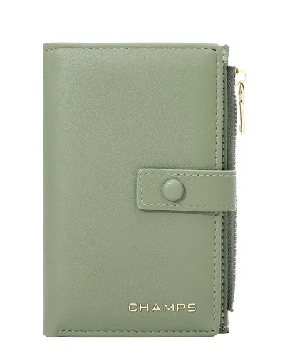 Champs Iconic Card Holder In Green