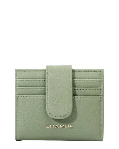 Champs Iconic Card Holder In Green