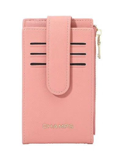 Champs Iconic Card Holder In Pink