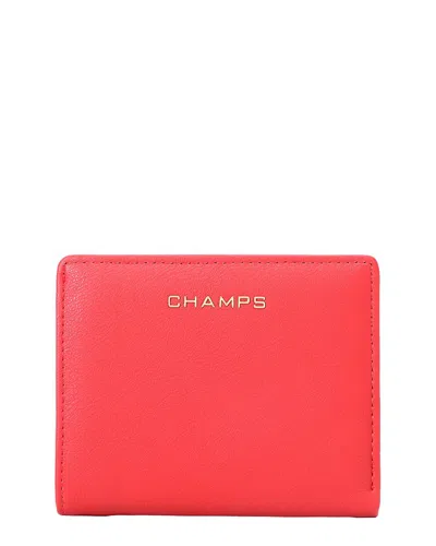 Champs Iconic Card Holder In Red