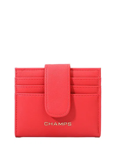 Champs Iconic Card Holder In Red