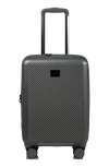 Champs Iconic Ii Carry-on Hardside Suitcase In Silver