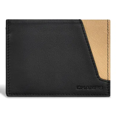 Champs Iconic / Leather Cardholder In Beige