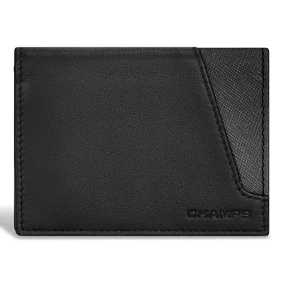 Champs Iconic / Leather Cardholder In Black