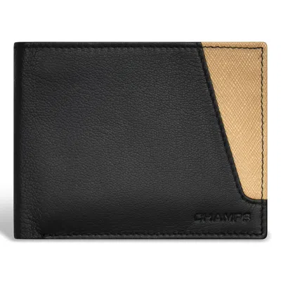 Champs Iconic / Leather Center Wing Wallet In Multi