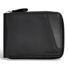 Champs Men's Iconic Collection Leather Zip Around Wallet In Black