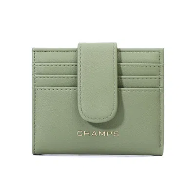 Champs Iconic / Snap Cardholder In Green