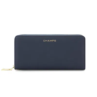 Champs Iconic / Zip-around Wallet In Blue