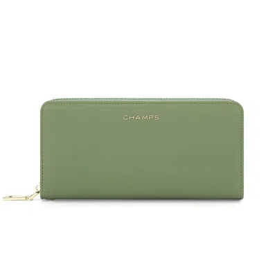 Champs Iconic / Zip-around Wallet In Green