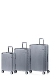 Champs Legacy 3-piece Hardside Luggage Set