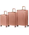 Champs Legacy Collection 3-pc. Hardside Luggage Set In Gold